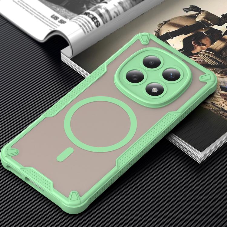 For Redmi Note 15 4G / 5G Global 164mm Armor Glaze MagSafe Magnetic Phone Case