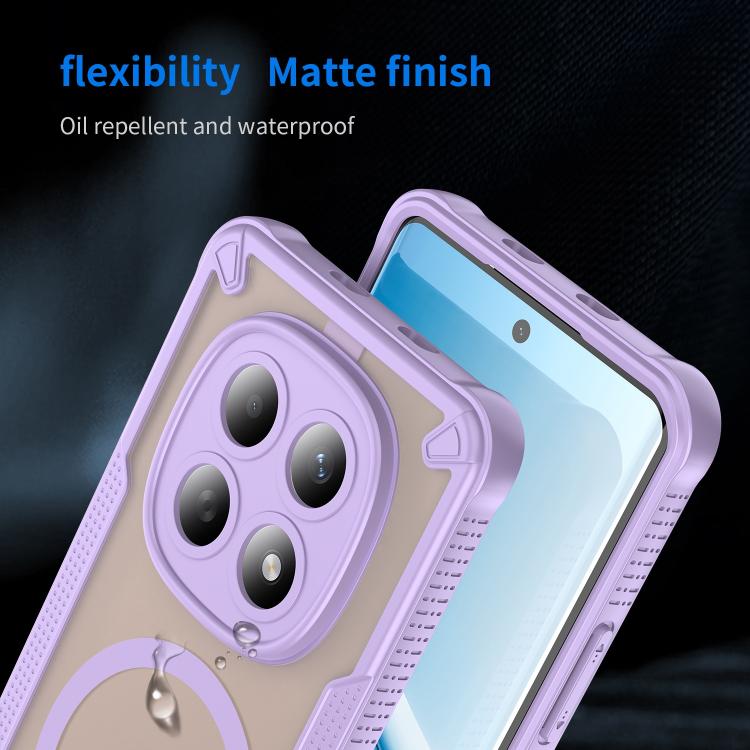 For Redmi Note 15 4G / 5G Global 164mm Armor Glaze MagSafe Magnetic Phone Case