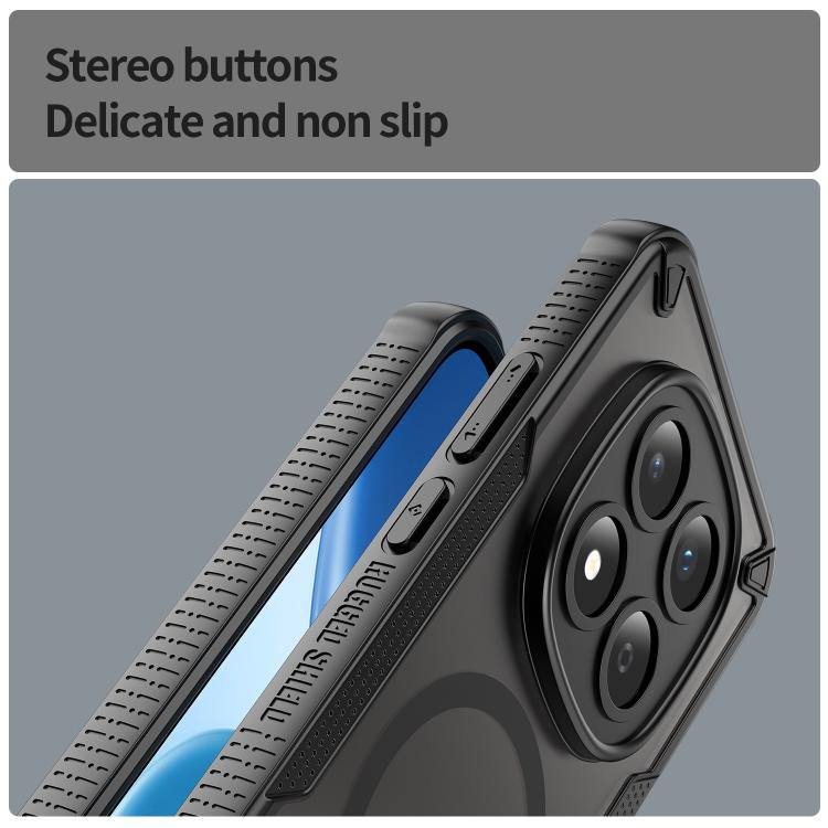 For Redmi Note 15 Pro 5G Global 163.6mm Armor Glaze MagSafe Magnetic Phone Case