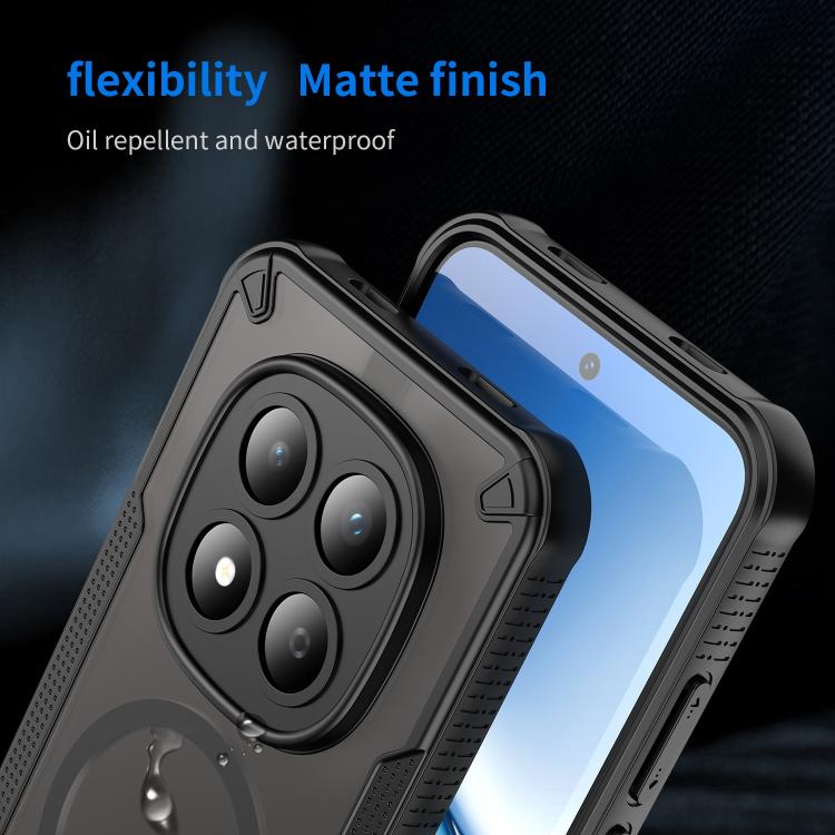 For Redmi Note 15 Pro 5G Global 163.6mm Armor Glaze MagSafe Magnetic Phone Case