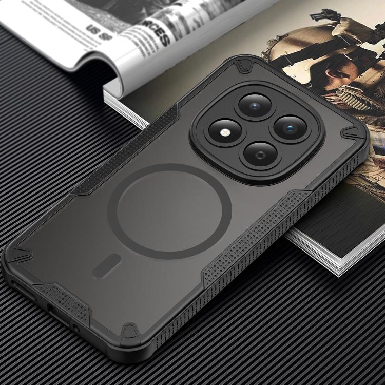 For Redmi Note 15 Pro 5G Global 163.6mm Armor Glaze MagSafe Magnetic Phone Case