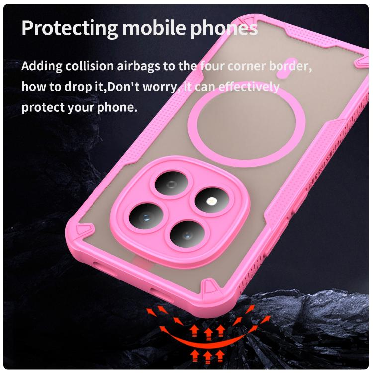 For Redmi Note 15 Pro 5G Global 163.6mm Armor Glaze MagSafe Magnetic Phone Case