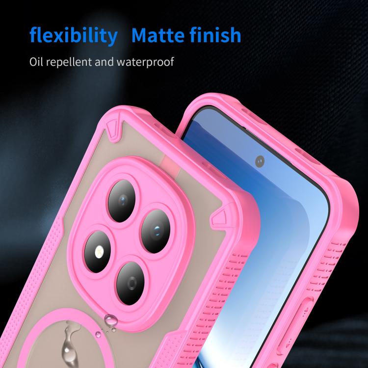 For Redmi Note 15 Pro 5G Global 163.6mm Armor Glaze MagSafe Magnetic Phone Case