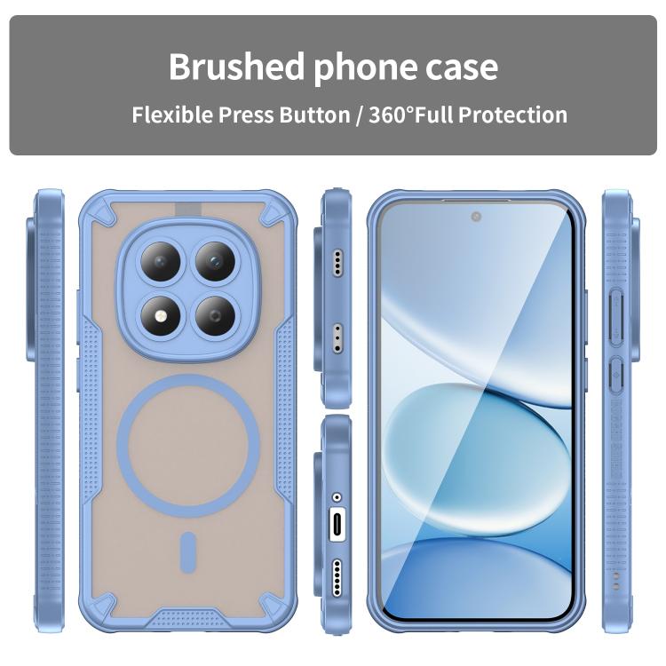 For Redmi Note 15 Pro 5G Global 163.6mm Armor Glaze MagSafe Magnetic Phone Case