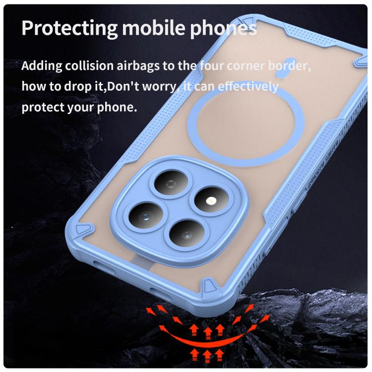 For Redmi Note 15 Pro 5G Global 163.6mm Armor Glaze MagSafe Magnetic Phone Case
