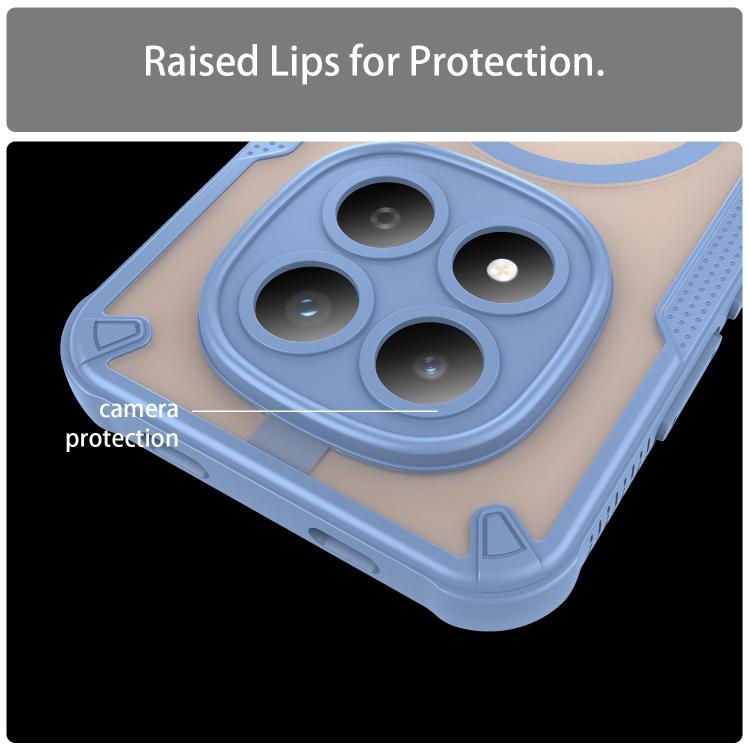 For Redmi Note 15 Pro 5G Global 163.6mm Armor Glaze MagSafe Magnetic Phone Case