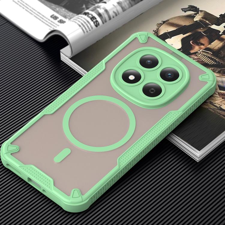 For Redmi Note 15 Pro 5G Global 163.6mm Armor Glaze MagSafe Magnetic Phone Case