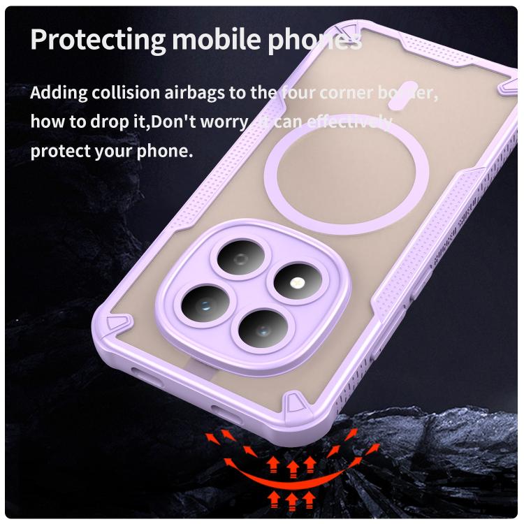 For Redmi Note 15 Pro 5G Global 163.6mm Armor Glaze MagSafe Magnetic Phone Case