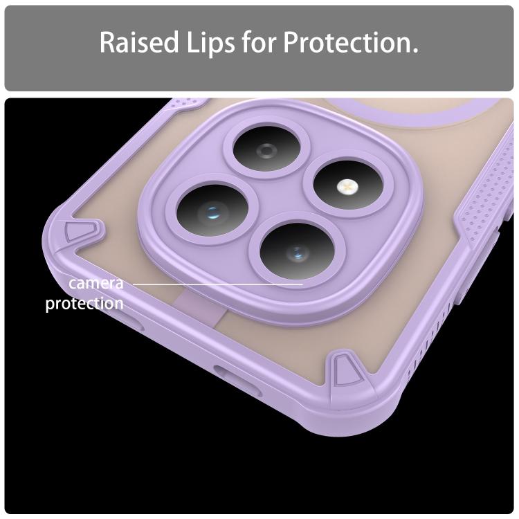 For Redmi Note 15 Pro 5G Global 163.6mm Armor Glaze MagSafe Magnetic Phone Case