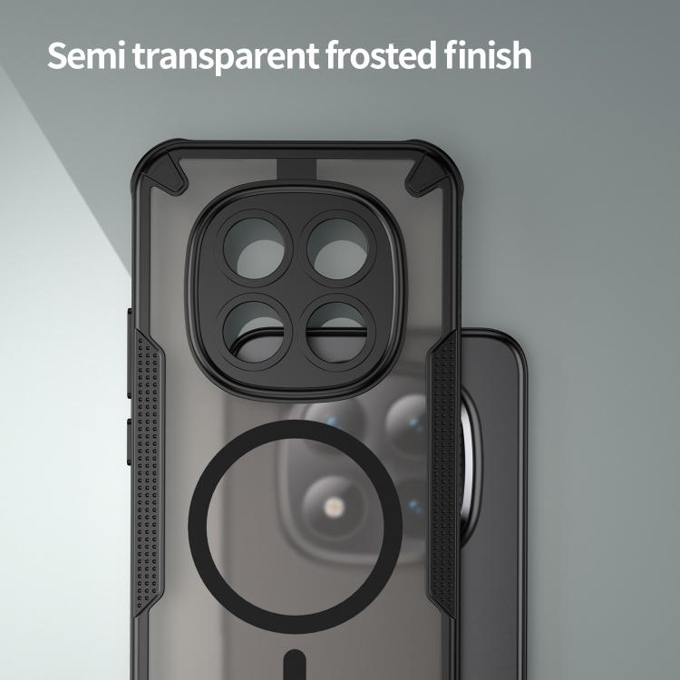 For Redmi Note 15 Pro+ 5G 163.3mm / Poco M8 Pro Armor Glaze MagSafe Magnetic Phone Case