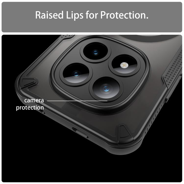 For Redmi Note 15 Pro+ 5G 163.3mm / Poco M8 Pro Armor Glaze MagSafe Magnetic Phone Case