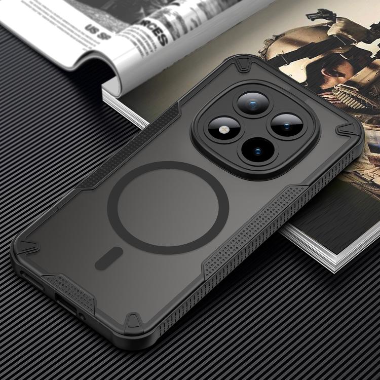 For Redmi Note 15 Pro+ 5G 163.3mm / Poco M8 Pro Armor Glaze MagSafe Magnetic Phone Case