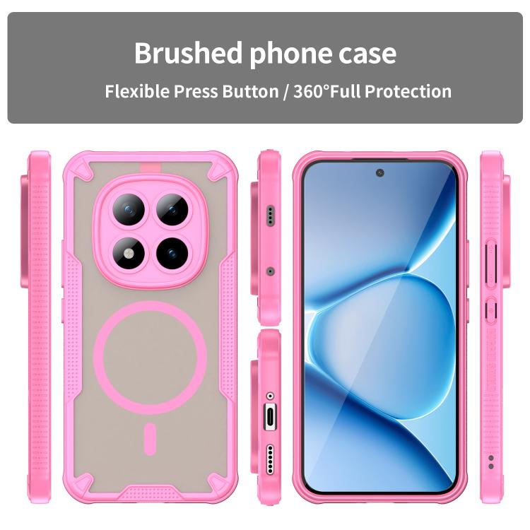 For Redmi Note 15 Pro+ 5G 163.3mm / Poco M8 Pro Armor Glaze MagSafe Magnetic Phone Case