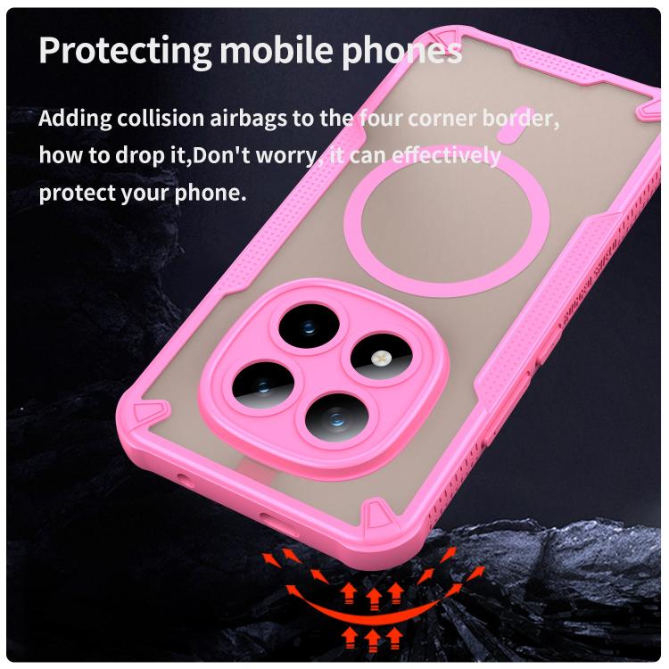For Redmi Note 15 Pro+ 5G 163.3mm / Poco M8 Pro Armor Glaze MagSafe Magnetic Phone Case