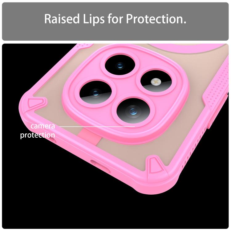 For Redmi Note 15 Pro+ 5G 163.3mm / Poco M8 Pro Armor Glaze MagSafe Magnetic Phone Case