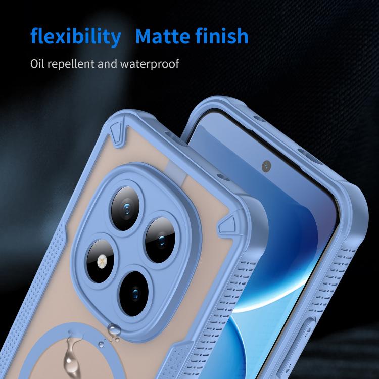 For Redmi Note 15 Pro+ 5G 163.3mm / Poco M8 Pro Armor Glaze MagSafe Magnetic Phone Case