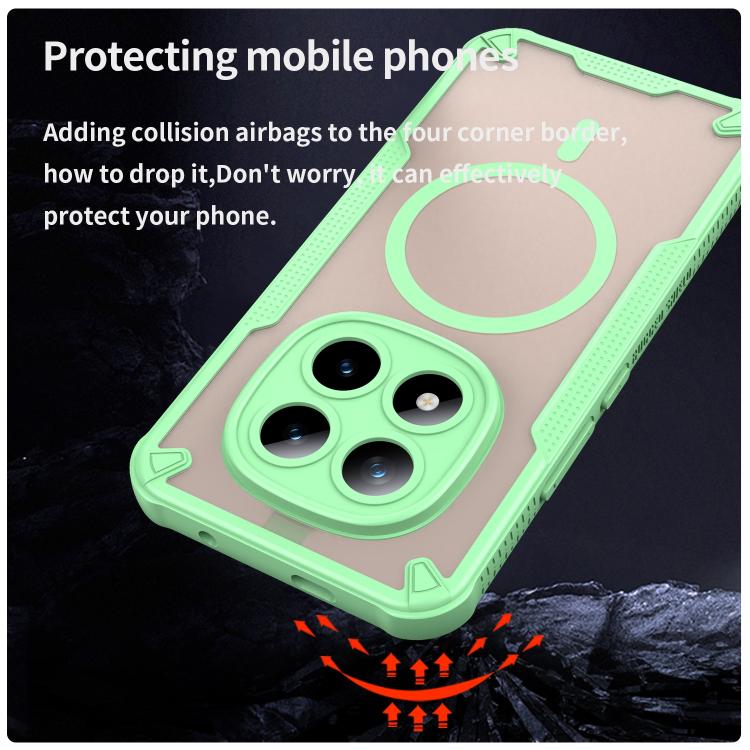 For Redmi Note 15 Pro+ 5G 163.3mm / Poco M8 Pro Armor Glaze MagSafe Magnetic Phone Case