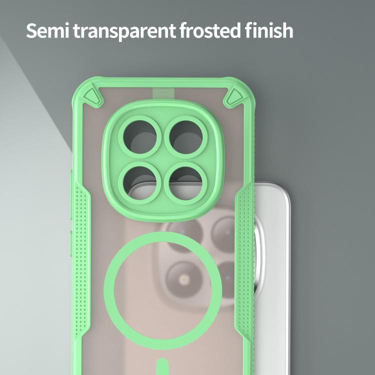 For Redmi Note 15 Pro+ 5G 163.3mm / Poco M8 Pro Armor Glaze MagSafe Magnetic Phone Case