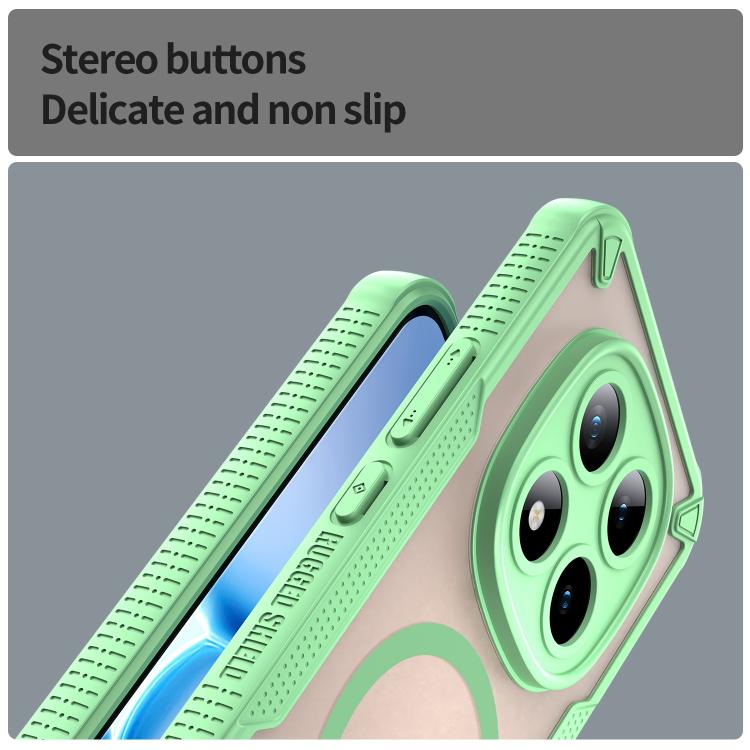 For Redmi Note 15 Pro+ 5G 163.3mm / Poco M8 Pro Armor Glaze MagSafe Magnetic Phone Case
