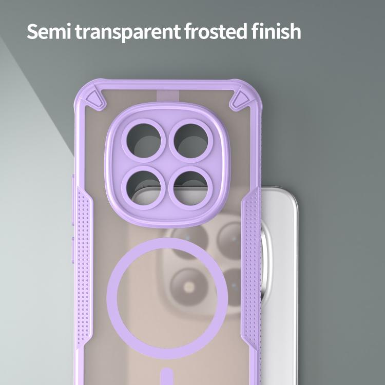 For Redmi Note 15 Pro+ 5G 163.3mm / Poco M8 Pro Armor Glaze MagSafe Magnetic Phone Case