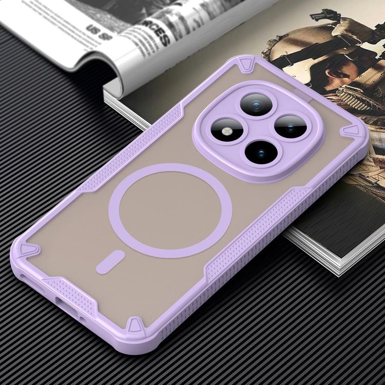 For Redmi Note 15 Pro+ 5G 163.3mm / Poco M8 Pro Armor Glaze MagSafe Magnetic Phone Case
