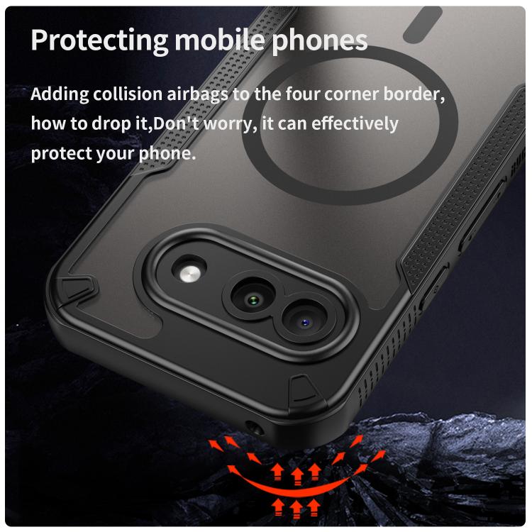 For Google Pixel 9a Armor Glaze MagSafe Magnetic Phone Case