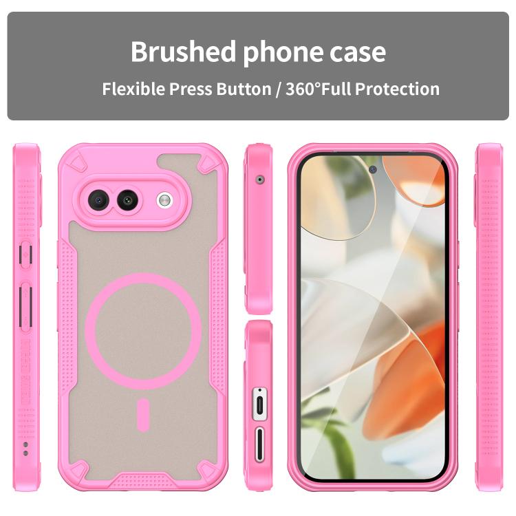 For Google Pixel 9a Armor Glaze MagSafe Magnetic Phone Case