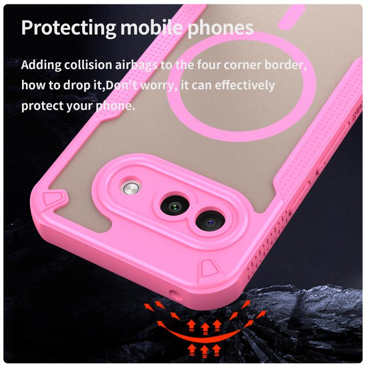 For Google Pixel 9a Armor Glaze MagSafe Magnetic Phone Case