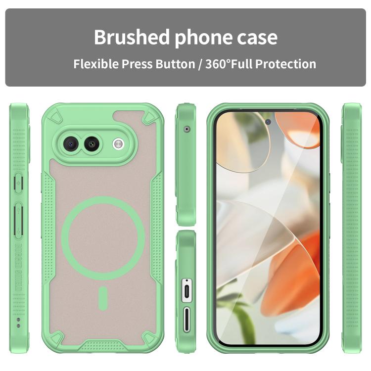 For Google Pixel 9a Armor Glaze MagSafe Magnetic Phone Case