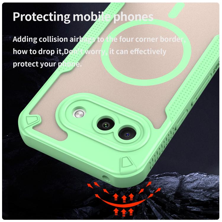 For Google Pixel 9a Armor Glaze MagSafe Magnetic Phone Case