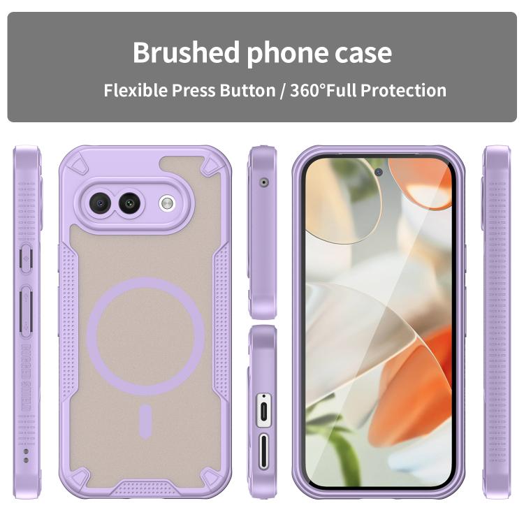 For Google Pixel 9a Armor Glaze MagSafe Magnetic Phone Case