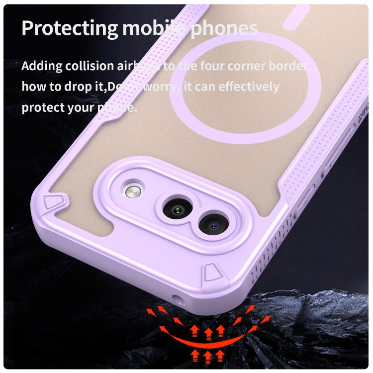 For Google Pixel 9a Armor Glaze MagSafe Magnetic Phone Case