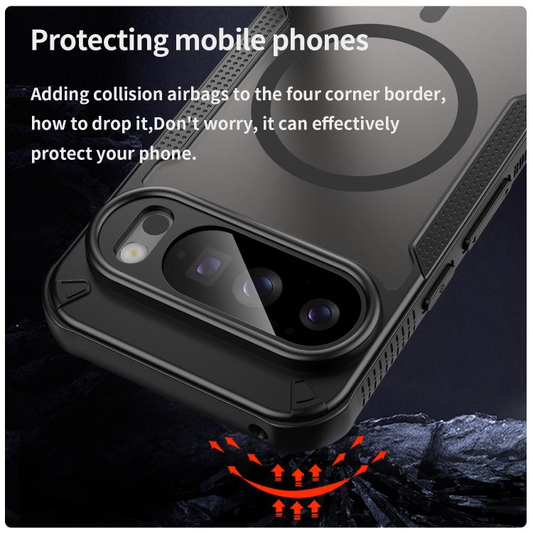 For Google Pixel 10 Pro Armor Glaze MagSafe Magnetic Phone Case