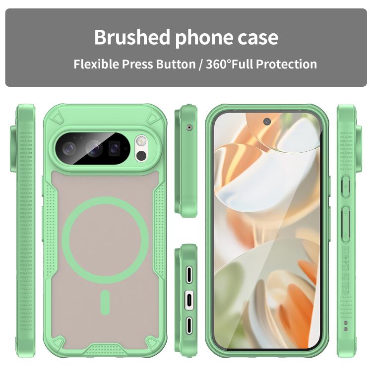 For Google Pixel 10 Pro Armor Glaze MagSafe Magnetic Phone Case