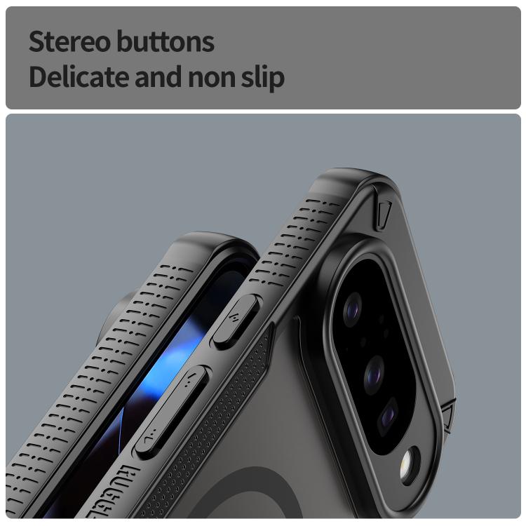For Google Pixel 10 Armor Glaze MagSafe Magnetic Phone Case