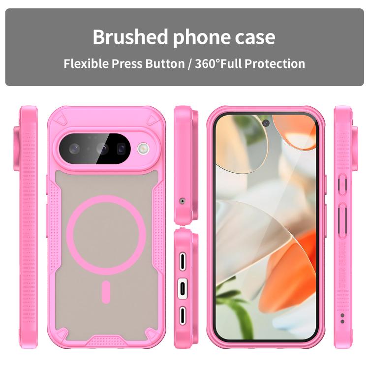 For Google Pixel 10 Armor Glaze MagSafe Magnetic Phone Case