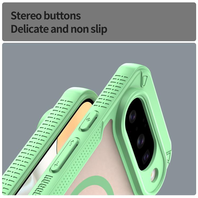 For Google Pixel 10 Armor Glaze MagSafe Magnetic Phone Case