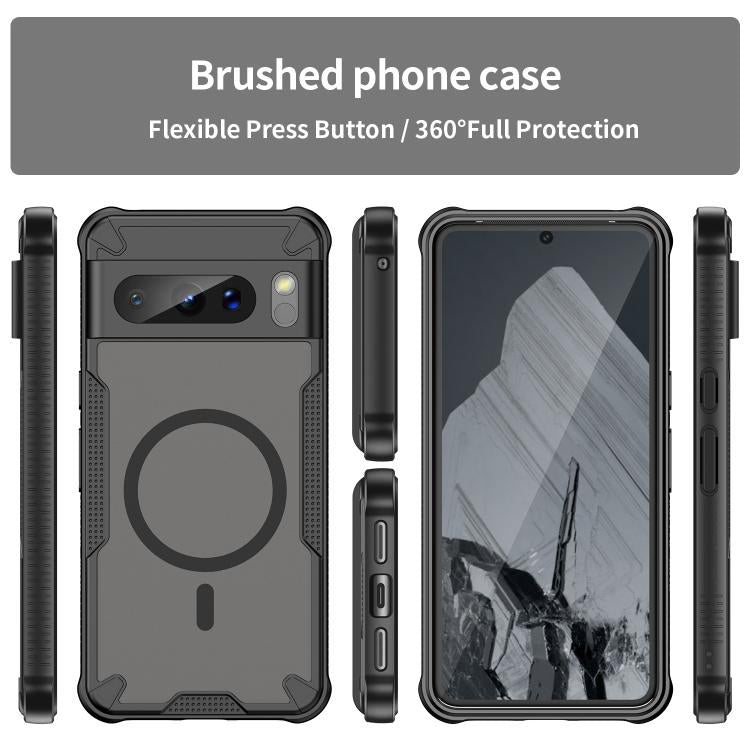 For Google Pixel 8 Pro Armor Glaze MagSafe Magnetic Phone Case