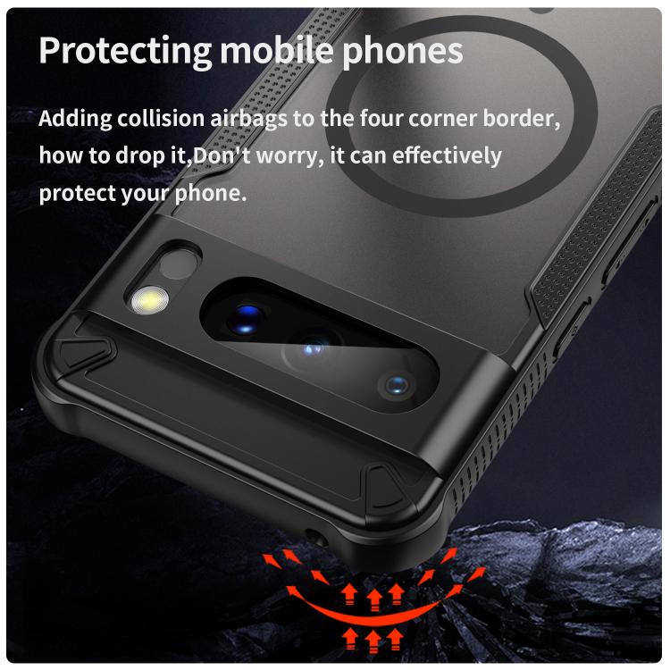 For Google Pixel 8 Pro Armor Glaze MagSafe Magnetic Phone Case
