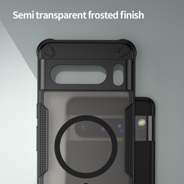For Google Pixel 8 Pro Armor Glaze MagSafe Magnetic Phone Case
