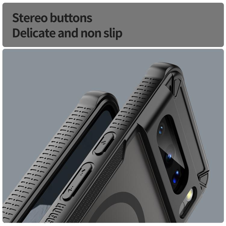 For Google Pixel 8 Pro Armor Glaze MagSafe Magnetic Phone Case