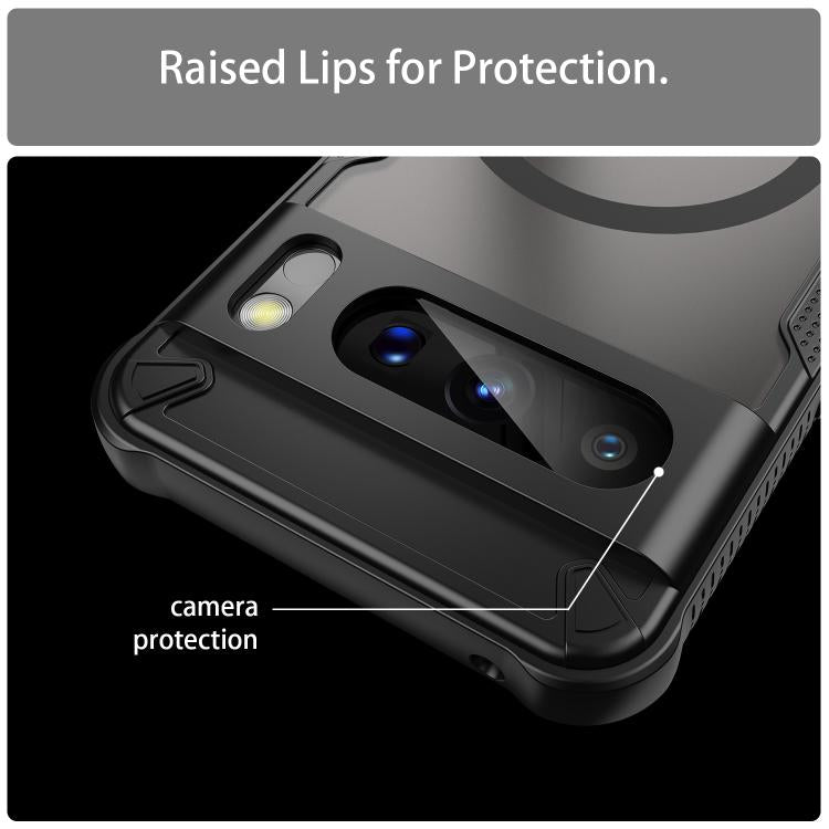 For Google Pixel 8 Pro Armor Glaze MagSafe Magnetic Phone Case