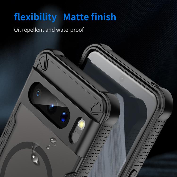For Google Pixel 8 Pro Armor Glaze MagSafe Magnetic Phone Case