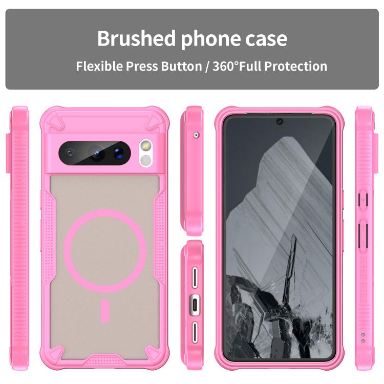 For Google Pixel 8 Pro Armor Glaze MagSafe Magnetic Phone Case