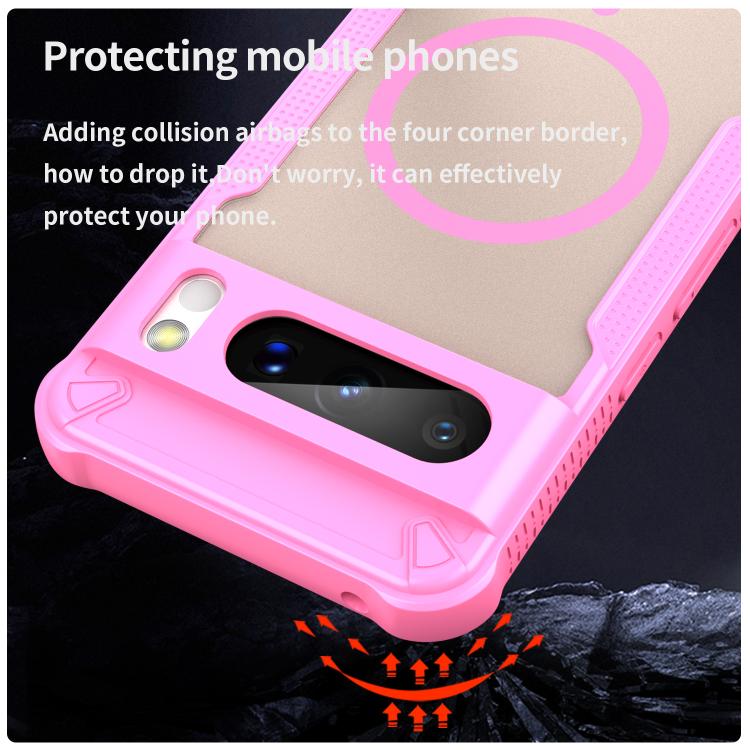 For Google Pixel 8 Pro Armor Glaze MagSafe Magnetic Phone Case
