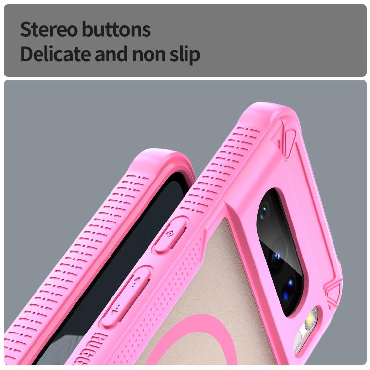 For Google Pixel 8 Pro Armor Glaze MagSafe Magnetic Phone Case