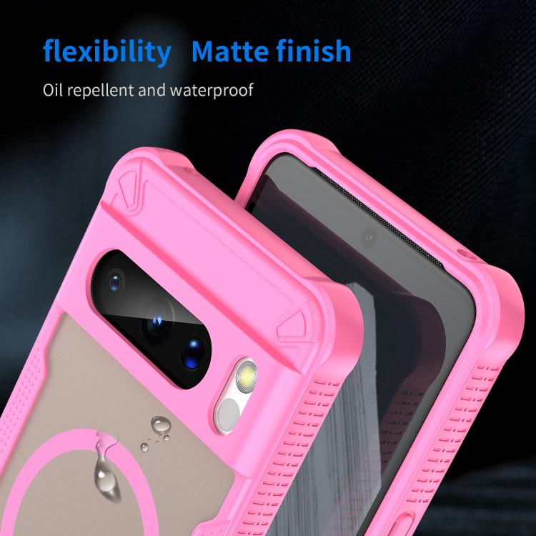 For Google Pixel 8 Pro Armor Glaze MagSafe Magnetic Phone Case