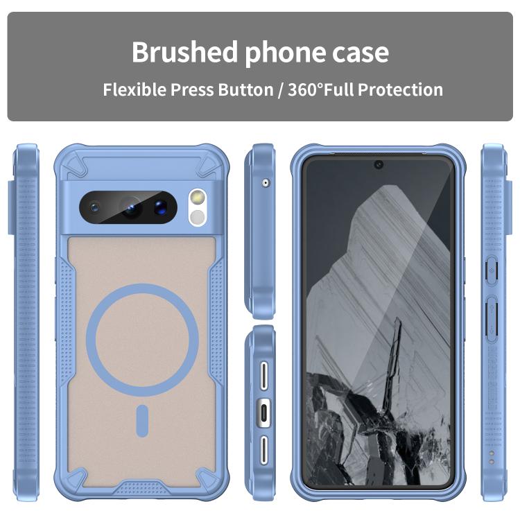 For Google Pixel 8 Pro Armor Glaze MagSafe Magnetic Phone Case