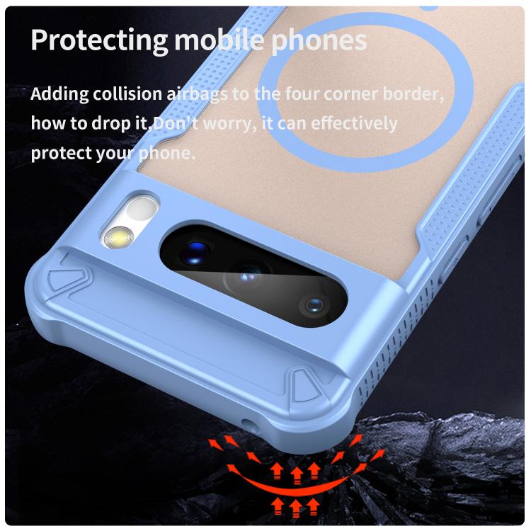For Google Pixel 8 Pro Armor Glaze MagSafe Magnetic Phone Case