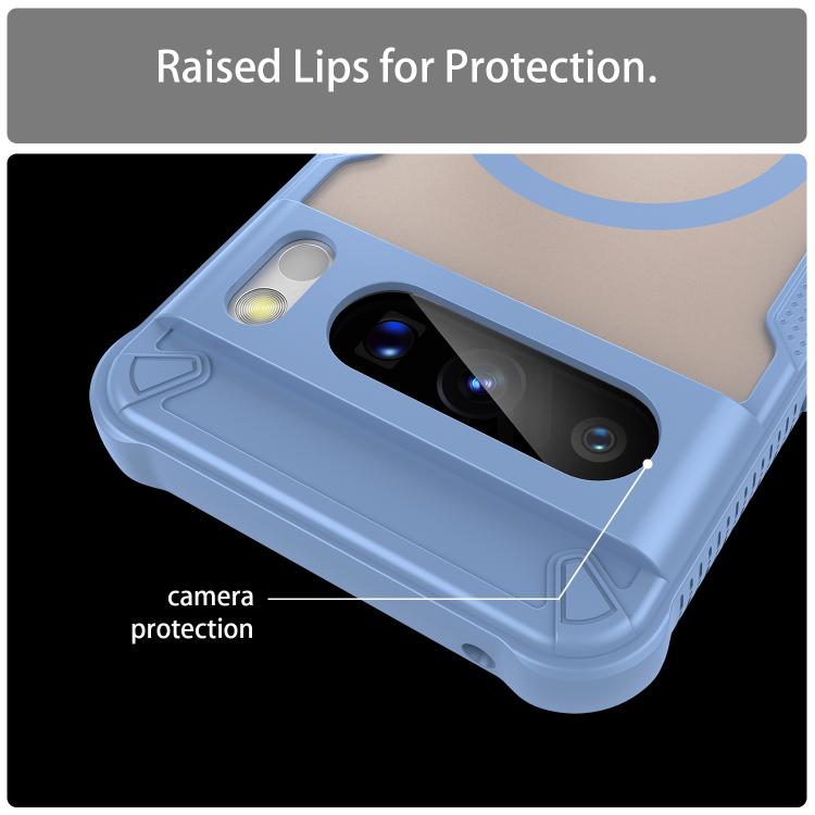 For Google Pixel 8 Pro Armor Glaze MagSafe Magnetic Phone Case